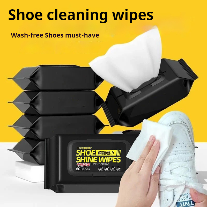 Sneaker Care White - 新しい使い捨て靴クリーニングワイプ白いスニーカー靴クリーニングケア汚れ除去クイックウェットワイプ靴ケア用 12/30/80 個