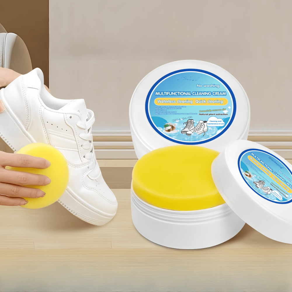 ホワイトスニーカークリーニングクリーム-革靴、車内、女性用バ - Sneaker Care White のレビューと価格